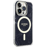Guess GUHMP14XPCUMAK iPhone 14 Pro Max 6.7" sort/sort hardcase Marble MagSafe