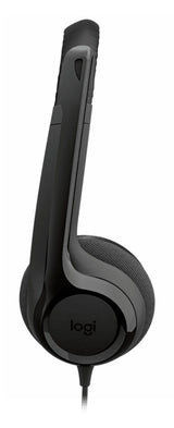 Logitech H390 Headset Ledningsført Opkald/musik USB Type-C Sort