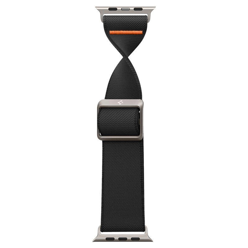 Spigen Fit Lite Ultra Strap til Apple Watch 4/5/6/7/8/9/SE/Ultra (42/44/45/49 mm) - sort