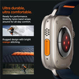 Spigen Fit Lite Ultra Strap til Apple Watch 4/5/6/7/8/9/SE/Ultra (42/44/45/49 mm) - Navy Blue