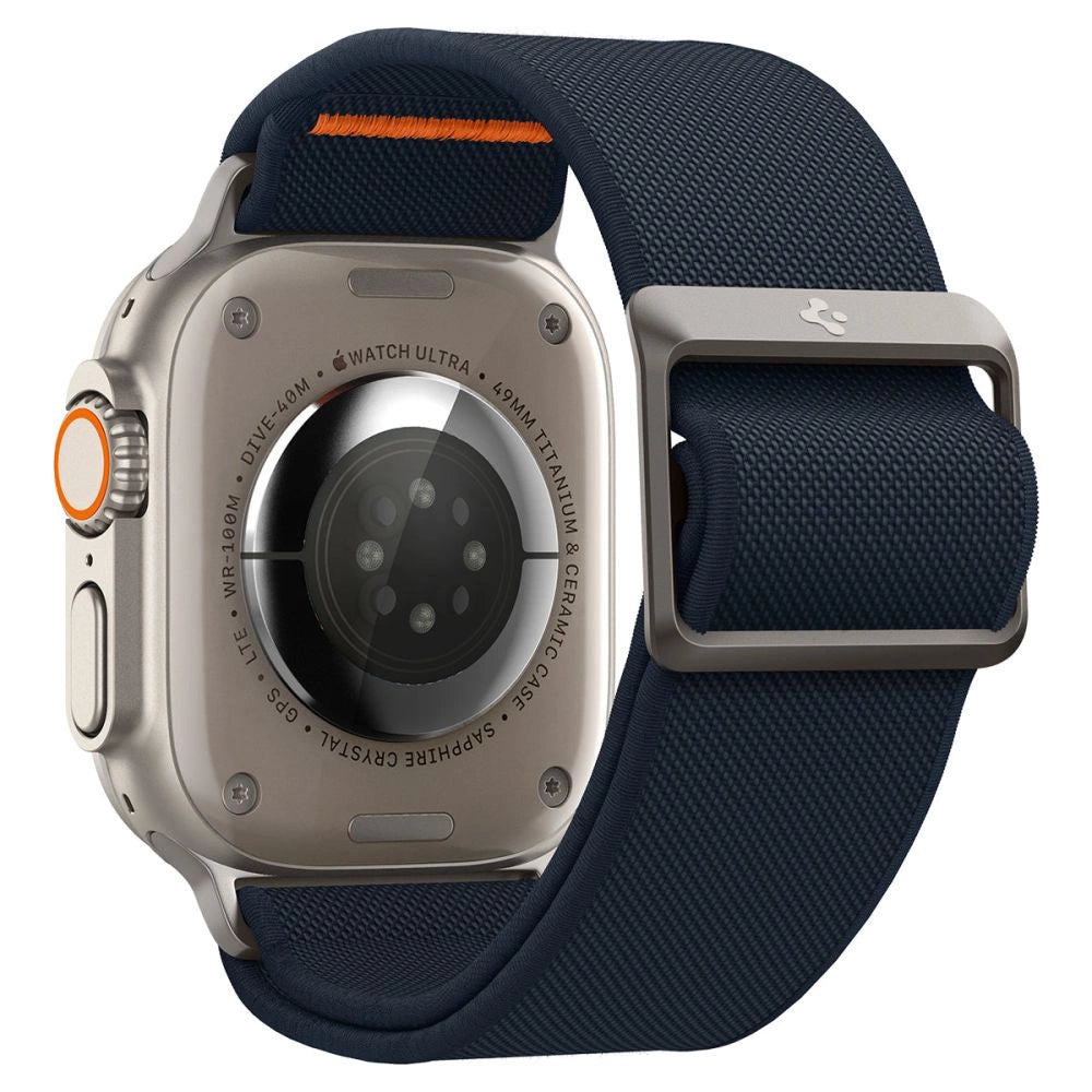 Spigen Fit Lite Ultra Strap til Apple Watch 4/5/6/7/8/9/SE/Ultra (42/44/45/49 mm) - Navy Blue