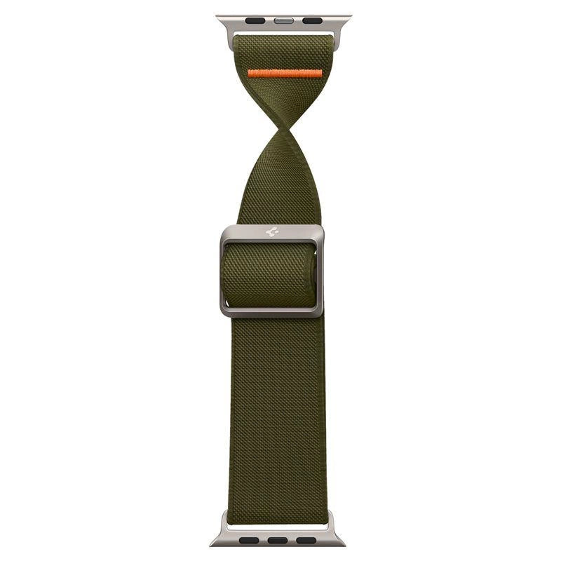 Spigen Fit Lite Ultra Strap til Apple Watch 4 / 5 / 6 / 7 / 8 / SE / Ultra (42/44/45/49 mm) - Grøn
