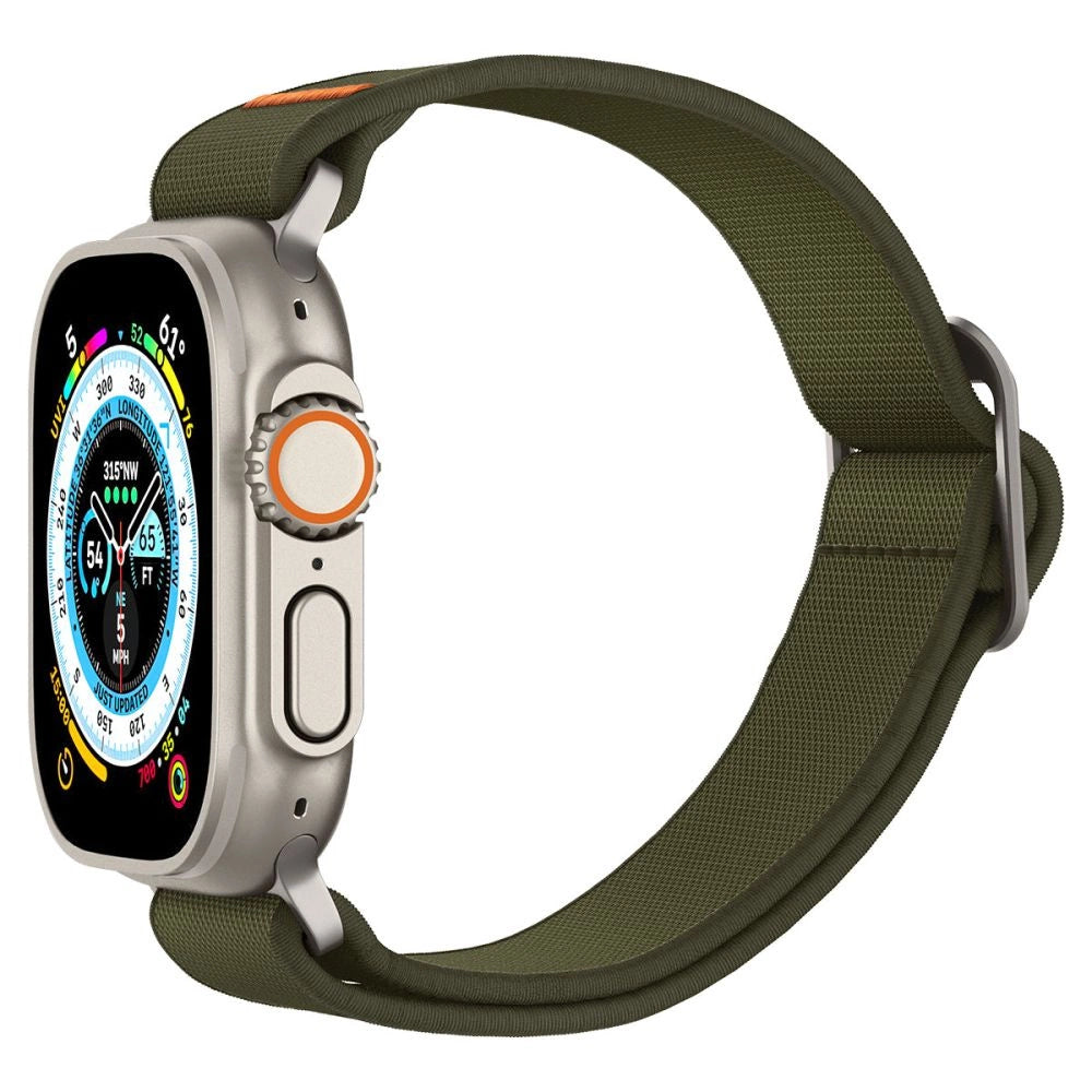 Spigen Fit Lite Ultra Strap til Apple Watch 4 / 5 / 6 / 7 / 8 / SE / Ultra (42/44/45/49 mm) - Grøn