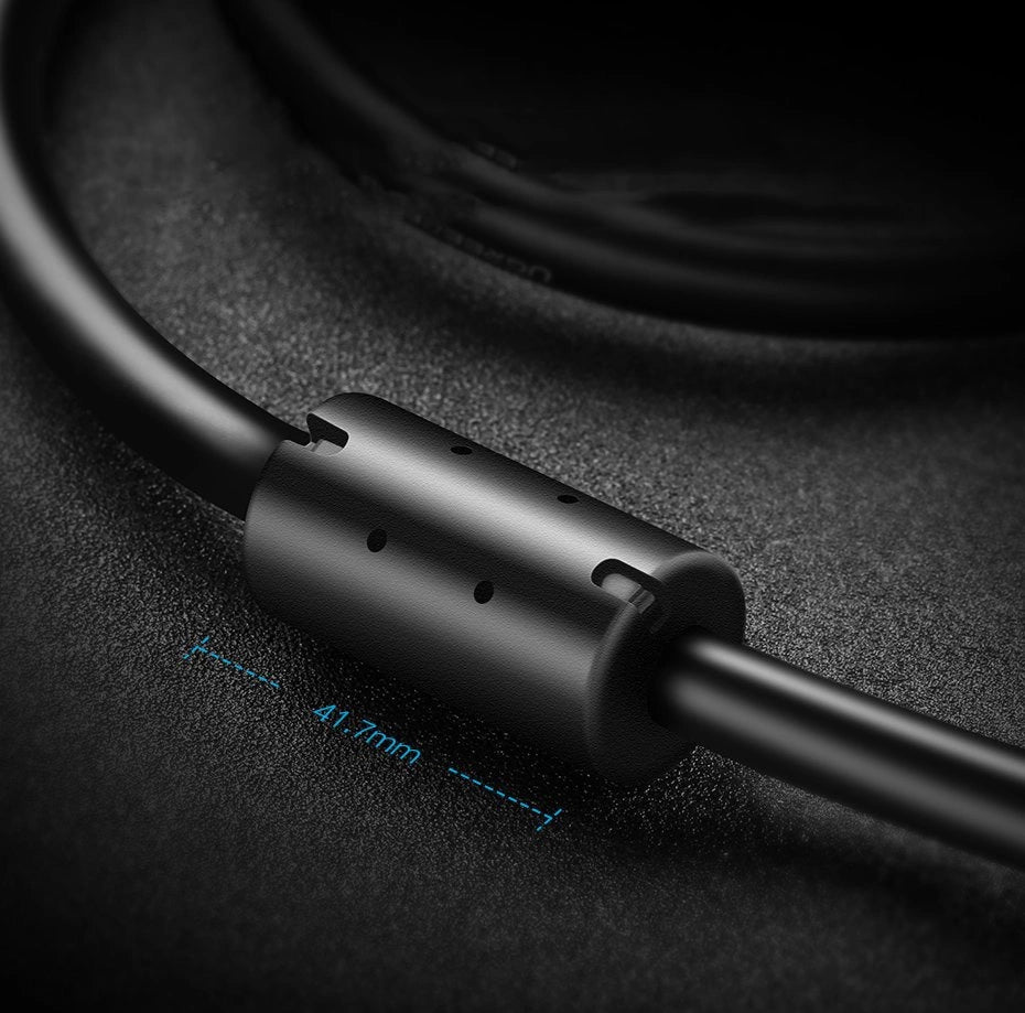 Grøn USB-kabel - mini USB 480 Mbps 1 m sort (US132 10355)
