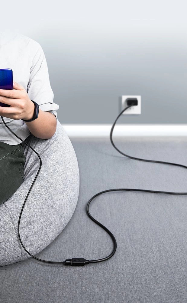 Ugreen kabelforlængelseskabel USB 3.0 (kvindelig) - USB 3.0 (mandlig) adapter 1m sort (10368)