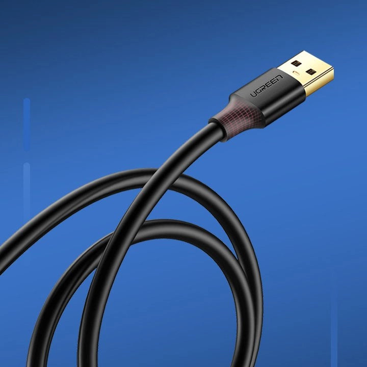 Ugreen kabelforlængelseskabel USB 3.0 (kvindelig) - USB 3.0 (mandlig) adapter 1m sort (10368)