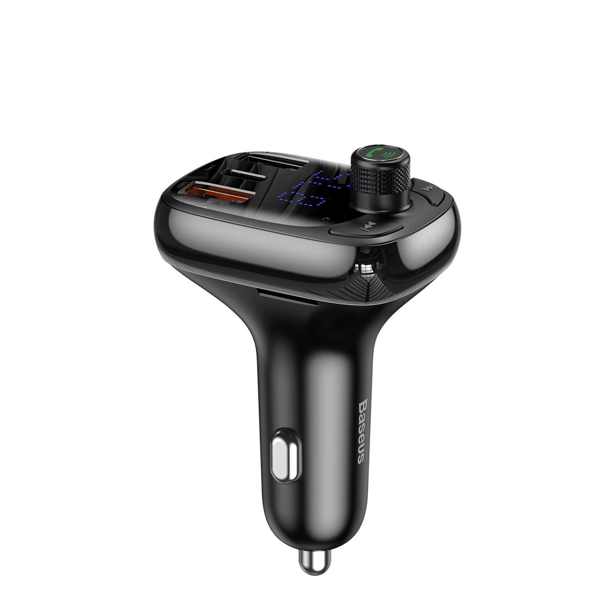 Bluetooth-sender / biloplader Baseus S-13 (Overseas Edition) - sort