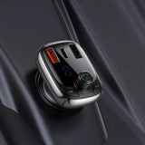 Bluetooth-sender / biloplader Baseus S-13 (Overseas Edition) - sort