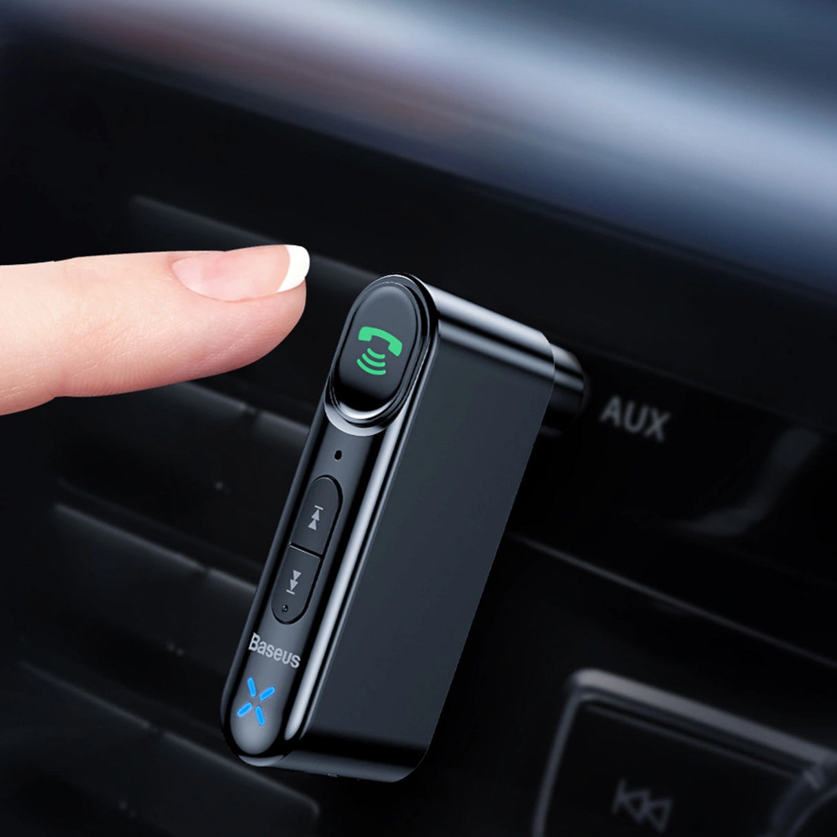 Baseus BSBA-02 (Overseas Edition) Bluetooth AUX-sender - sort