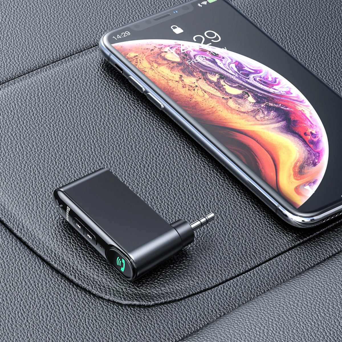 Baseus BSBA-02 (Overseas Edition) Bluetooth AUX-sender - sort