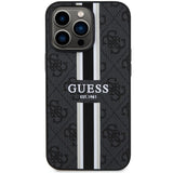 Guess GUHMP13LP4RPSK iPhone 13 Pro / 13 6,1" sort/sort hardcase 4G Printed Stripes MagSafe