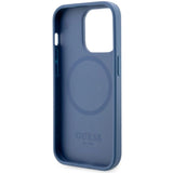 Guess GUHMP14LP4RPSB iPhone 14 Pro 6.1" blå/blå hardcase 4G Printed Stripes MagSafe