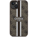 Guess GUHMP14SP4RPSW iPhone 14 6,1" brun/brun hardcase 4G Printed Stripes MagSafe