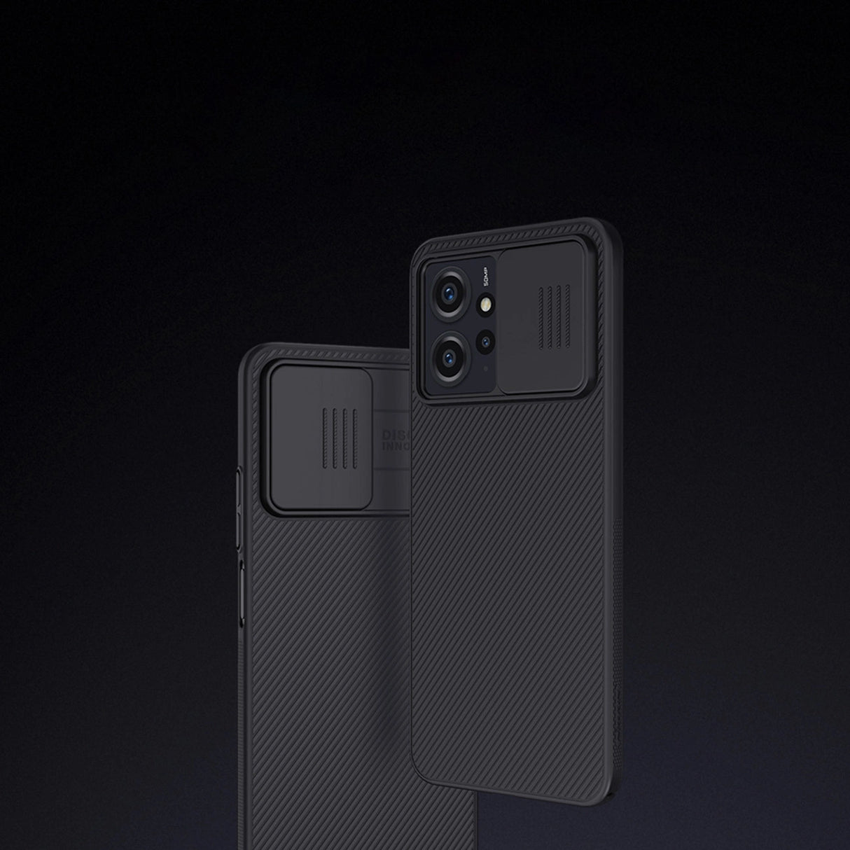 Xiaomi Redmi Note 12 Armored Case med Nillkin CamShield Case - sort