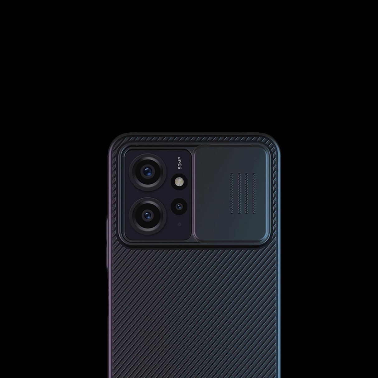 Xiaomi Redmi Note 12 Armored Case med Nillkin CamShield Case - sort