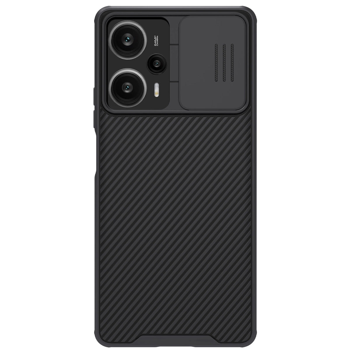 Xiaomi Redmi Note 12 Turbo / Xiaomi Poco F5 Armored Case med Nillkin CamShield Pro Case - sort