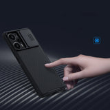 Xiaomi Redmi Note 12 Turbo / Xiaomi Poco F5 Armored Case med Nillkin CamShield Pro Case - sort