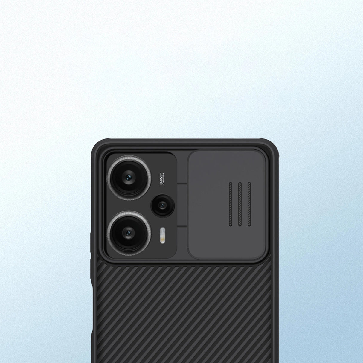 Xiaomi Redmi Note 12 Turbo / Xiaomi Poco F5 Armored Case med Nillkin CamShield Pro Case - sort