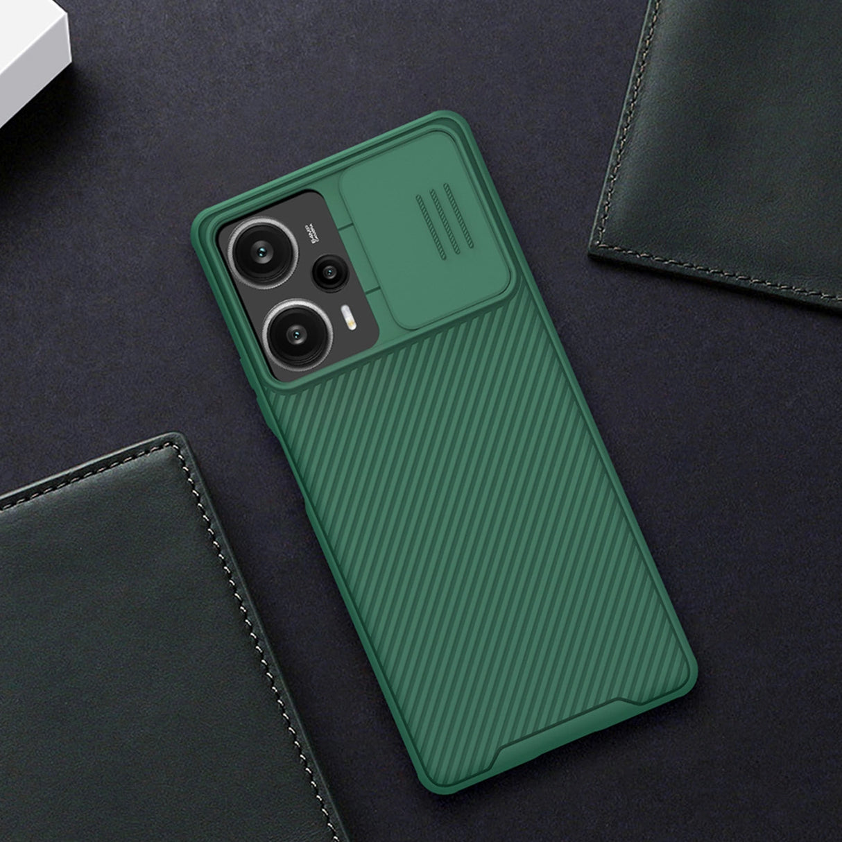 Xiaomi Redmi Note 12 Turbo / Xiaomi Poco F5 Armored Case med Nillkin CamShield Pro Case - sort