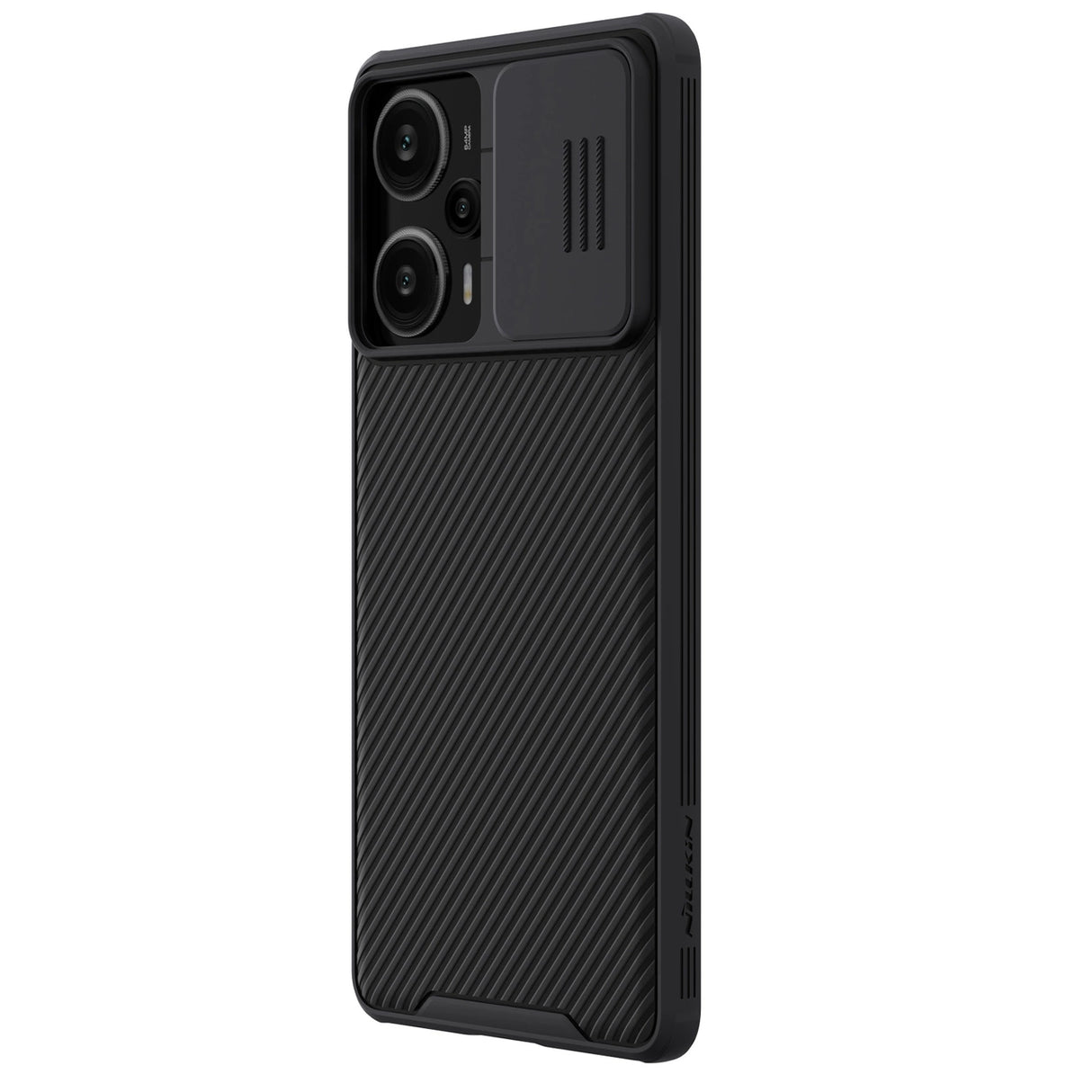 Xiaomi Redmi Note 12 Turbo / Xiaomi Poco F5 Armored Case med Nillkin CamShield Pro Case - sort