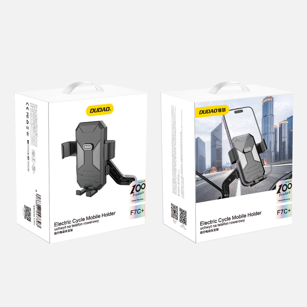 Dudao F7C+ telefonholder til cykel/motorcykel - sort