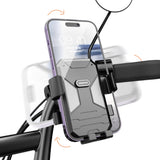 Telefonholder til cykel / motorcykel Dudao F7C - sort