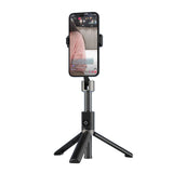Selfie-stick / teleskopstang med stativ Dudao F18B - sort