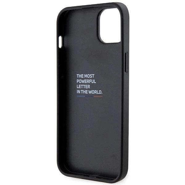Case BMW BMHCP14M22GSLK iPhone 14 Plus 6.7" sort/sort hardcase Grip Hot Stamp