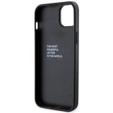 Case BMW BMHCP14M22GSLK iPhone 14 Plus 6.7" sort/sort hardcase Grip Hot Stamp