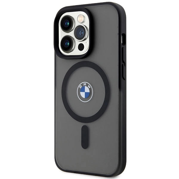 Case BMW BMHMP14LDSLK iPhone 14 Pro 6,1" sort/sort hardcase Signature MagSafe