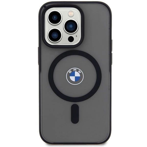 Case BMW BMHMP14LDSLK iPhone 14 Pro 6,1" sort/sort hardcase Signature MagSafe