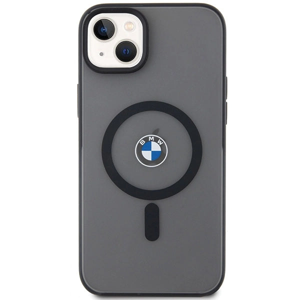 Case BMW BMHMP14MDSLK iPhone 14 Plus 6.7" sort/sort hardcase Signature MagSafe