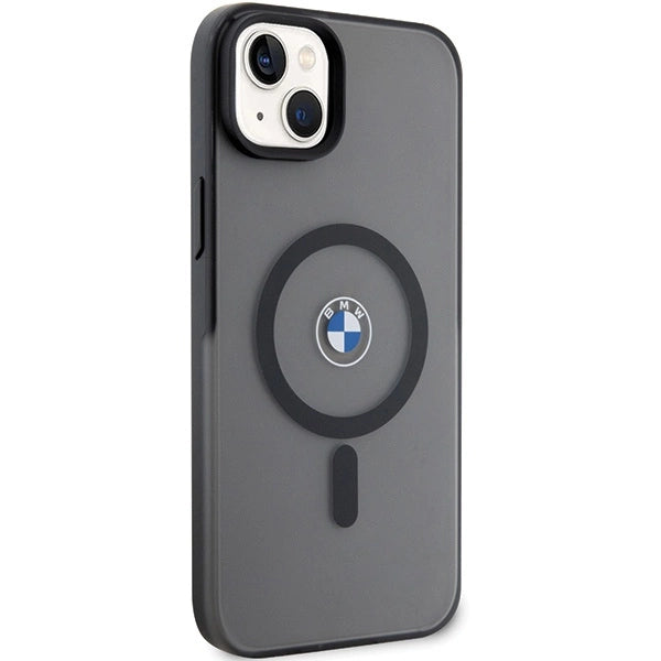 Case BMW BMHMP14MDSLK iPhone 14 Plus 6.7" sort/sort hardcase Signature MagSafe