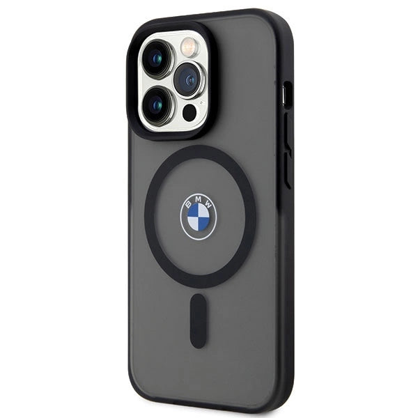 Case BMW BMHMP14XDSLK iPhone 14 Pro Max 6.7" sort/sort hardcase Signature MagSafe
