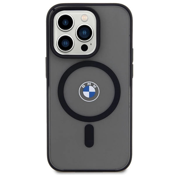 Case BMW BMHMP14XDSLK iPhone 14 Pro Max 6.7" sort/sort hardcase Signature MagSafe