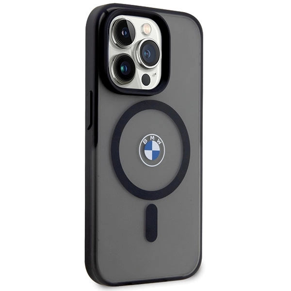 Case BMW BMHMP14XDSLK iPhone 14 Pro Max 6.7" sort/sort hardcase Signature MagSafe