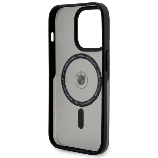 Case BMW BMHMP14XDSLK iPhone 14 Pro Max 6.7" sort/sort hardcase Signature MagSafe