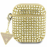 Guess GUA2HDGTPD AirPods 1/2 cover guld/guld Rhinestone Triangle Charm
