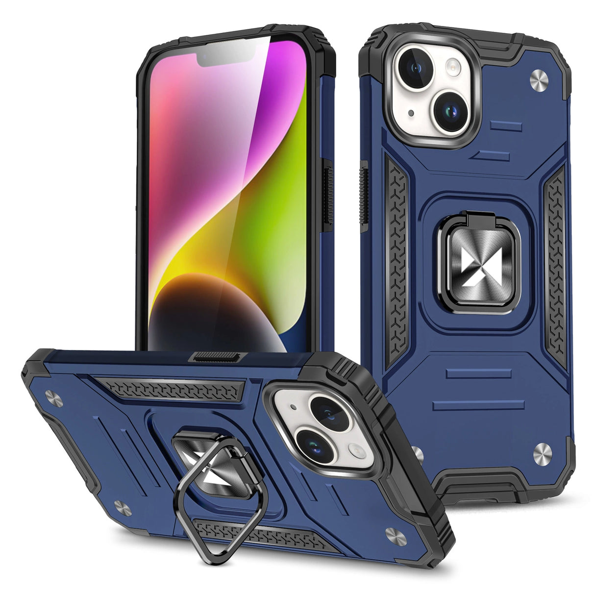Wozinsky Ring Armor iPhone 15 Plus iPhone 15 Plus Ring Armor Case - Blå