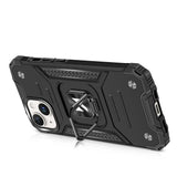 Pansret kuffert med fingerholder til iPhone 15 Plus
