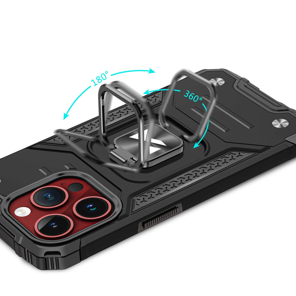 Wozinsky Ring Armor iPhone 15 Pro Max Ring Armor Case - Sølv