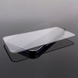 2 stykker fuld skærm hærdet glas med rammen case venlig Wozinsky fuld lim iPhone 15 - sort