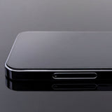 Wozinsky Full Glue iPhone 15 Plus Case Friendly Full Glue tempereret glas med ramme - sort