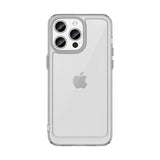 Forstærket æske med fleksibel ramme til iPhone 15 Pro Outer Space - gennemsigtigt