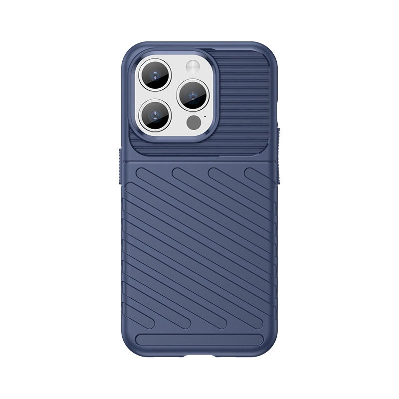 Armored iPhone 15 Pro Thunder Case - blå