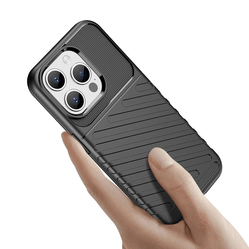 Armored iPhone 15 Pro Thunder Case - sort