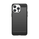 Fleksibel karbontæppe til iPhone 15 Pro Max Karbontæppe - sort