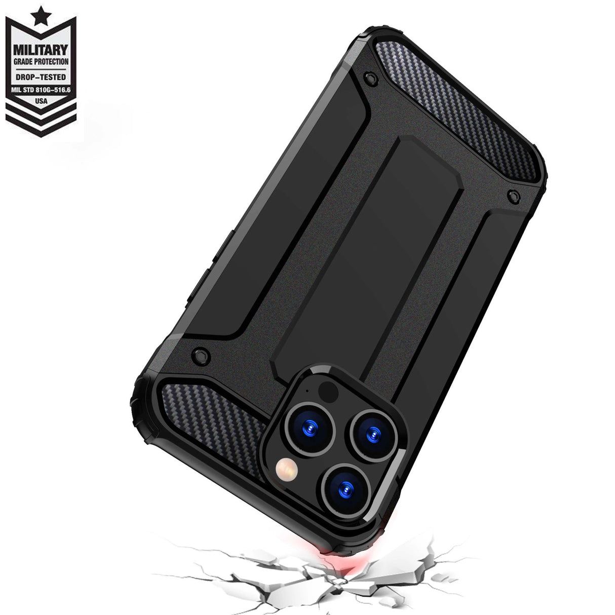 iPhone 15 Pro Hybrid Armor case - blå