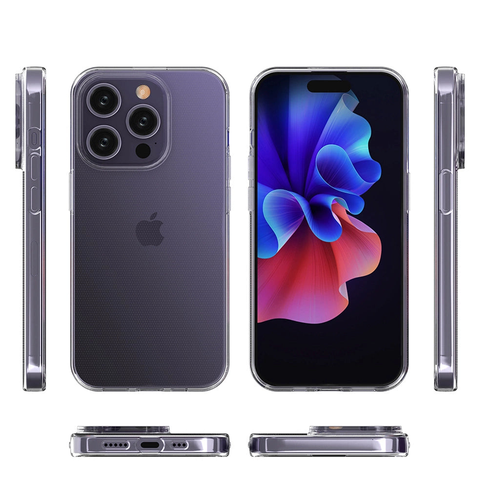 iPhone 15 Pro-foder fra Ultra Clear-serien i gennemsigtig farve