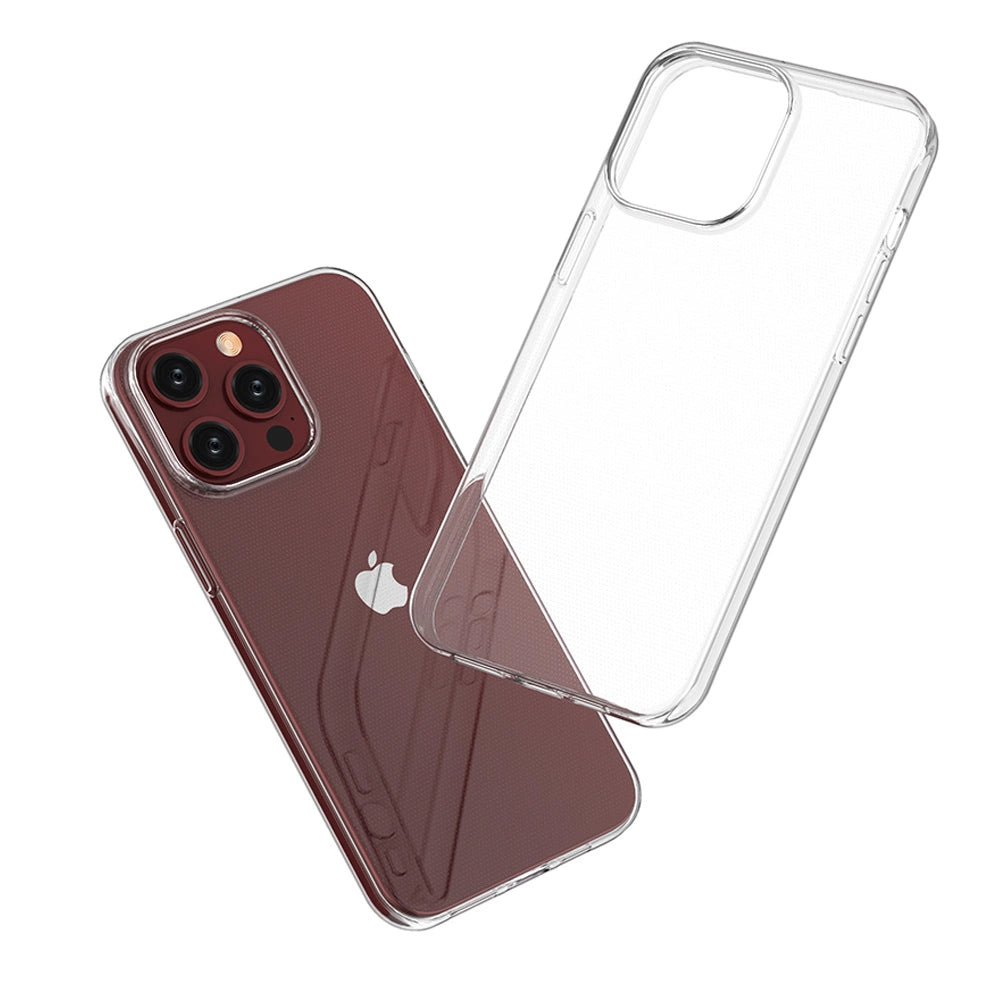 iPhone 15 Pro Max-hylster fra Ultra Clear-serien i gennemsigtig farve
